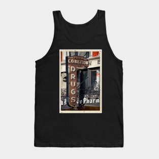 Drugstore in the West Village - Kodachrome Postcards Tank Top